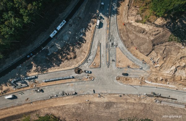 Obwodnica Witomina – trwają intensywne prace budowlane