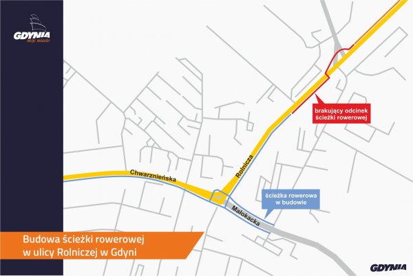 Nowa droga rowerowa na ul.Rolniczej 
