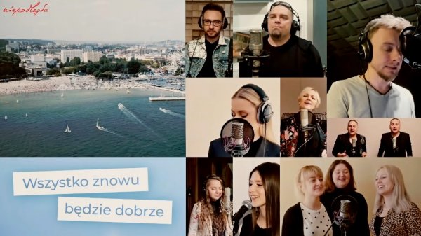 Gwiazdy z Gdynią w tle podtrzymują na duchu