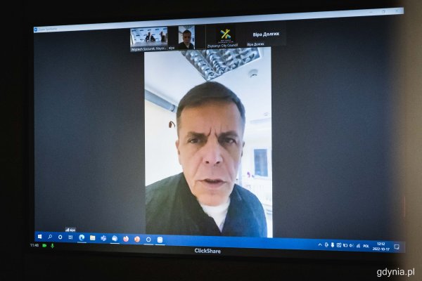 Spotkanie online z merem Żytomierza