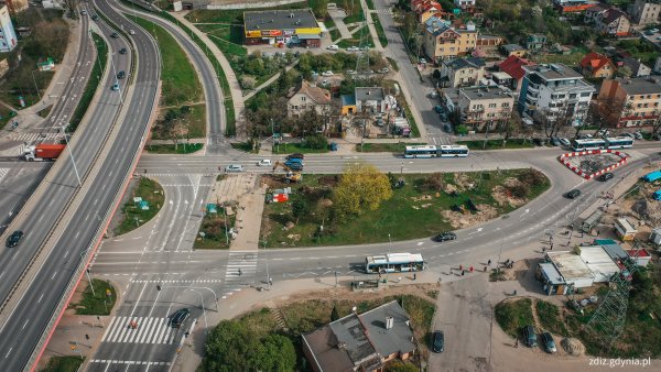 Rozbudowa ulicy adm. J. Unruga w Gdyni – zmiany w organizacji ruchu