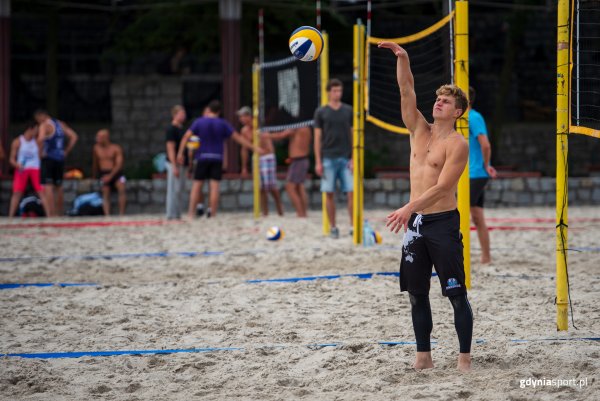 Pożegnanie wakacji na plaży 