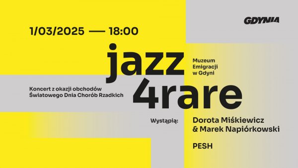 Koncert jazzowy z okazji Światowego Dnia Chorób Rzadkich