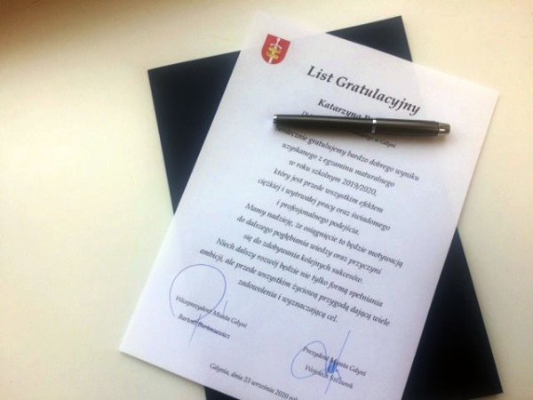 Najlepsi gdyńscy absolwenci wyróżnieni