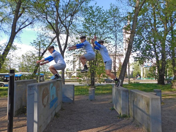 Parkour wraca na Leszczynki