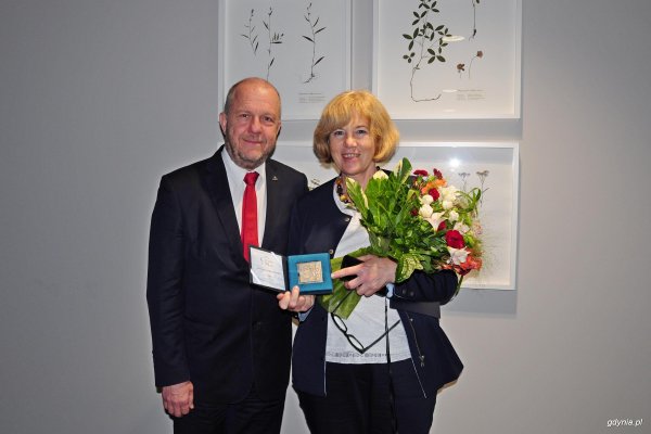 Medal „Civitas e Mari” dla Danuty Grodzickiej-Kozak