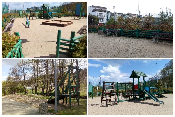 Plac zabaw przy ul. Wieluńskiej po nowemu