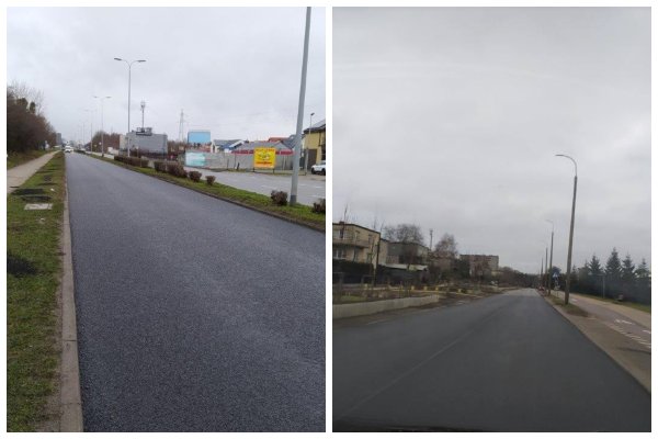 Ulice płk. Dąbka i Unruga z nową nawierzchnią