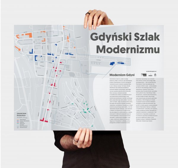 Zwiedzaj Gdynię z modernistyczną mapą