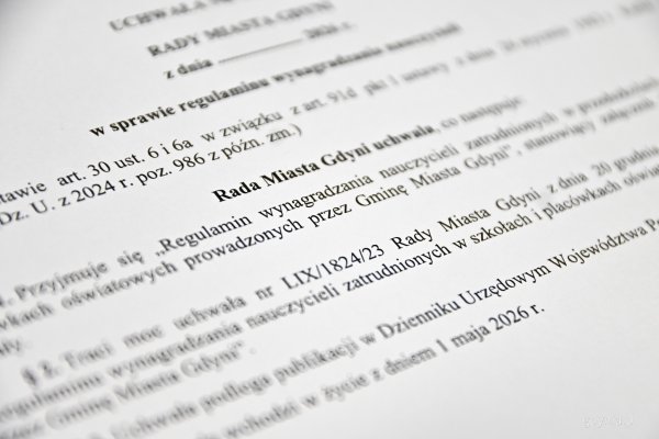 Podwyżki dla gdyńskich nauczycieli. Nowy regulamin wynagradzania