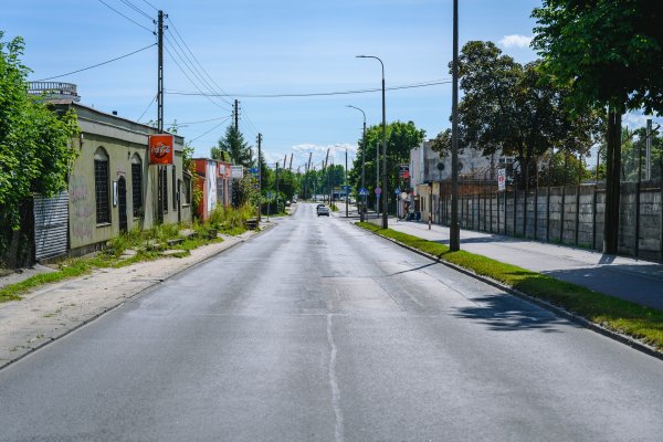 Remont nawierzchni ulicy Unruga