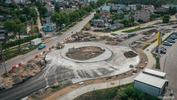 Rozbudowa ulicy Unruga na Obłużu - prace trwają