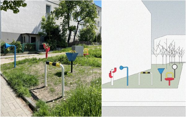 Drogowa instalacja zamiast dzikiego parkingu