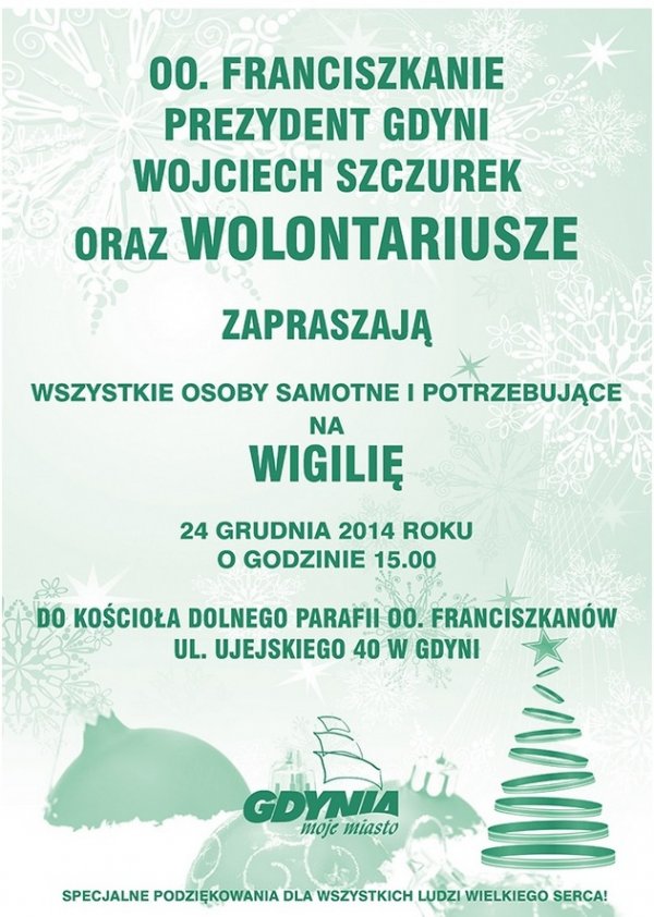 Wigilia u Franciszkanów