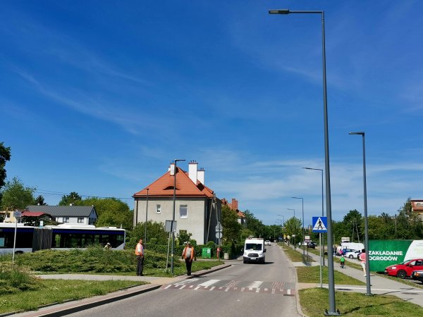 Nowe oświetlenie na ulicy Starodworcowej