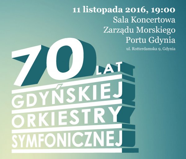 Koncert Jubileuszowy Gdyńskiej Orkiestry Symfonicznej