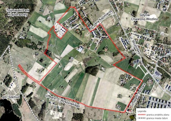 Plan na Chwarzno-Wiczlino do wglądu