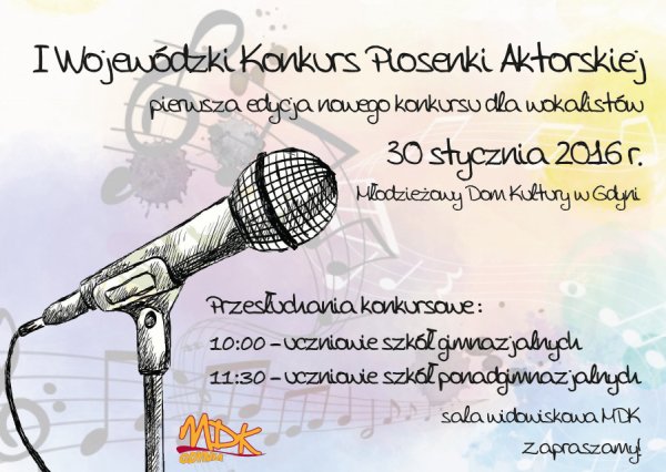 Wojewódzki Konkurs Piosenki Aktorskiej