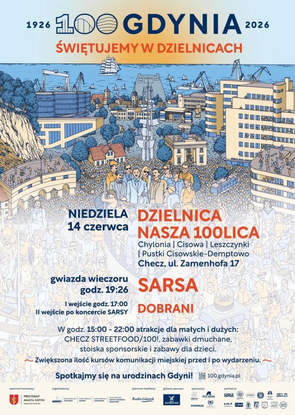 Sarsa świętuje z nami 100-lecie Gdyni