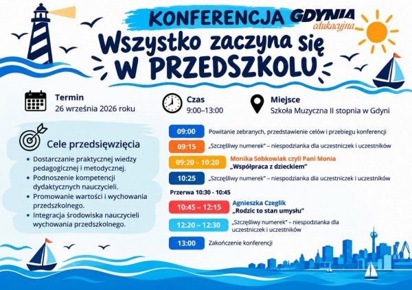 „Wszystko zaczyna się w przedszkolu” – konferencja dla nauczycielek i nauczycieli