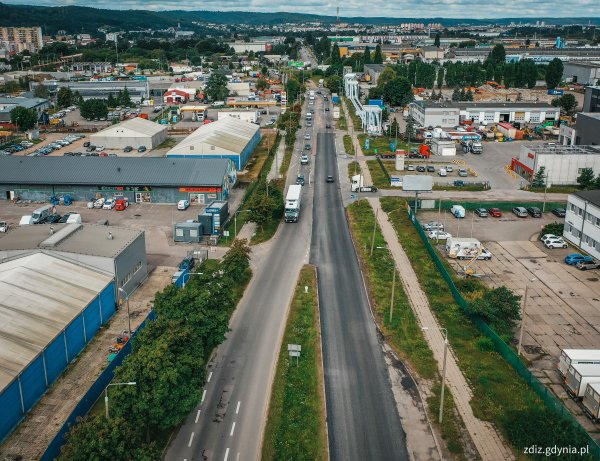 Ulica Hutnicza – pierwszy etap prac zrealizowany