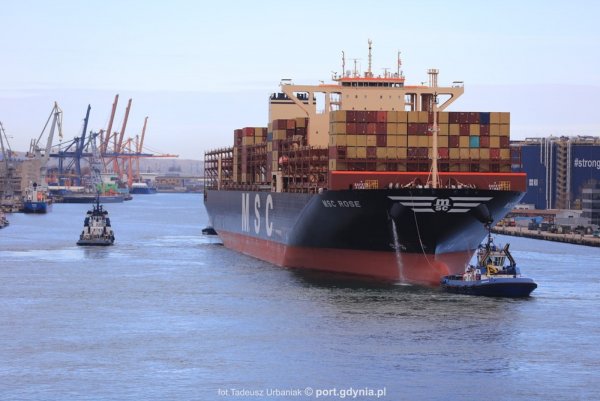 MSC Rose w Gdyni. Port zwiększył siatkę połączeń