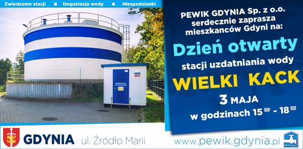 Dzień otwarty stacji uzdatniania wody „Wielki Kack”