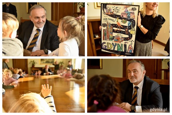 Przedszkolaki z wizytą u prezydenta