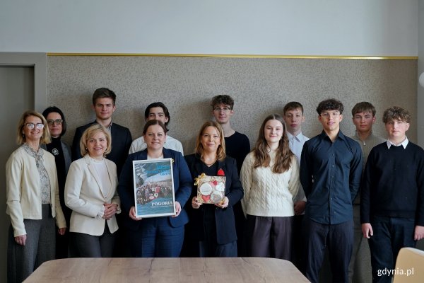 Żeglarscy ambasadorzy Gdyni z wizytą u prezydent