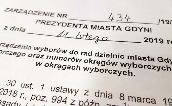 W marcu wybory do Rad Dzielnic Gdyni 