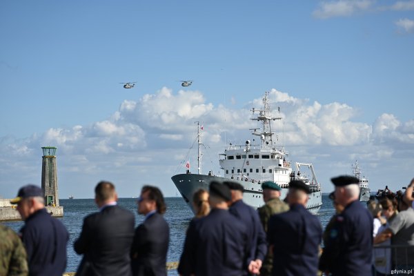 Parada Morska w Gdyni. Próba generalna przed Świętem Wojska Polskiego