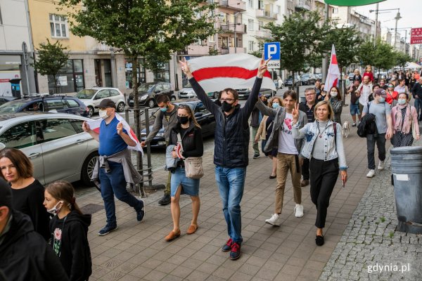 Gdynia solidarna z Białorusią