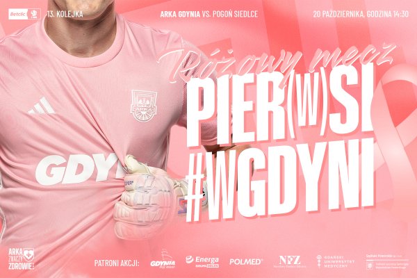 Różowy mecz. Pier(w)si w Gdyni