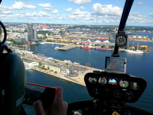 Latająca taksówka nad Gdynią