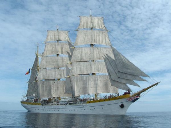 Pierwsza wizyta rumuńskiego żaglowca Mircea w Gdyni