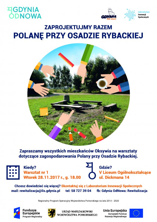 Pomóż zaprojektować polanę przy Osadzie Rybackiej
