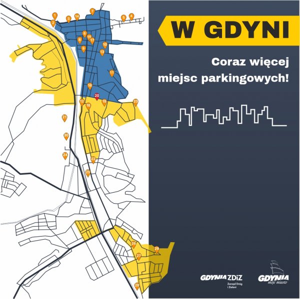 Rośnie liczba miejsc postojowych w Gdyni