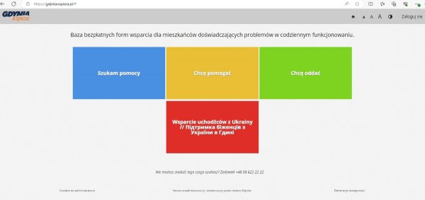 Gdynia wspiera również w sieci