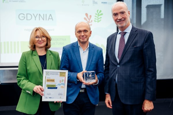 Gdynia doceniona za adaptację do zmian klimatu i rosnących wyzwań energetycznych