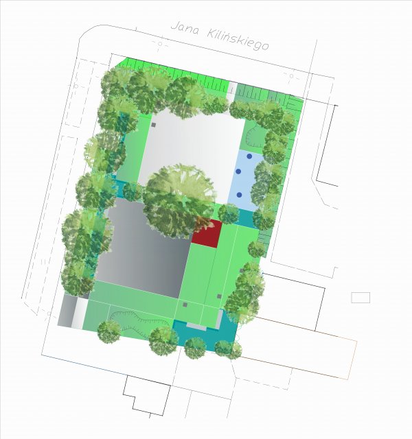 Park kieszonkowy przy ulicy Jana Kilińskiego 