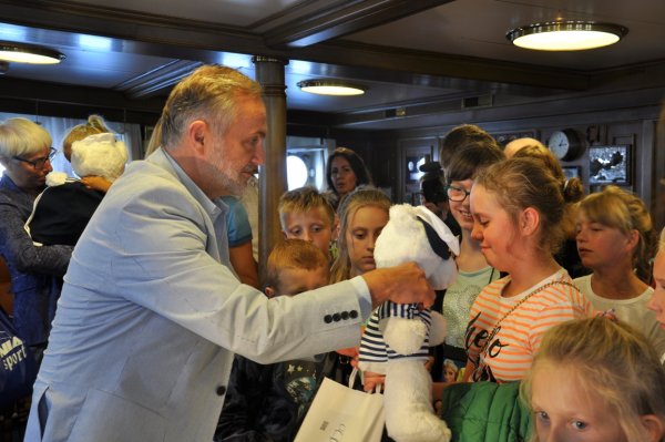 Dzieci z Rytla z wizytą na Darze Młodzieży