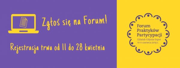 Ogólnopolskie Forum Praktyków Partycypacji tym razem w Trójmieście!