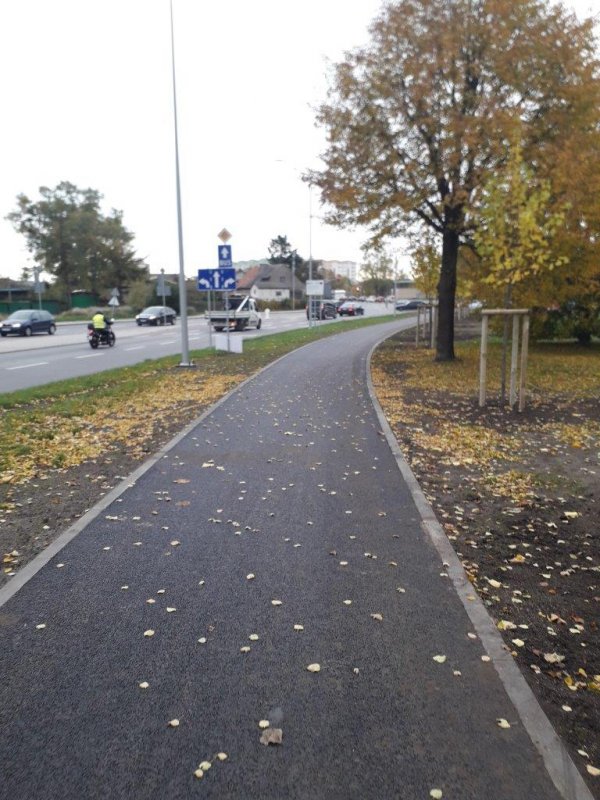 Droga rowerowa na północy Gdyni na ostatniej prostej