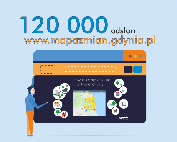 120 000 wyświetleń „Mapy zmian w Gdyni”