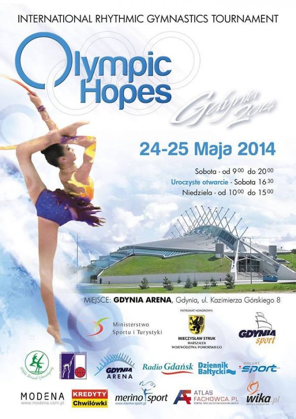 Olympic Hopes 2014 oraz 3rd Baltic Rhythmic Gymnastics Junior Cup - Zawody w Gimnastyce Artystycznej