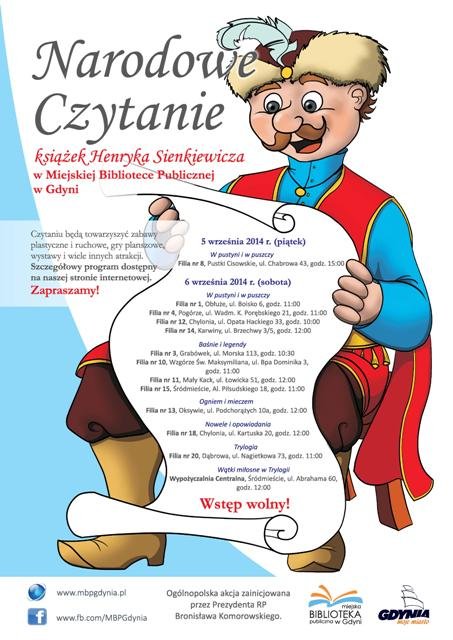 Narodowe czytanie książek Henryka Sienkiewicza