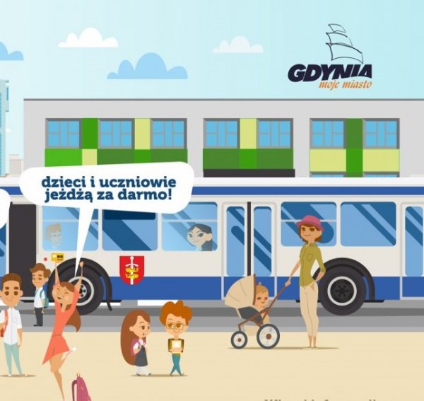 Dzieci i gdyńscy uczniowie jeżdżą za darmo