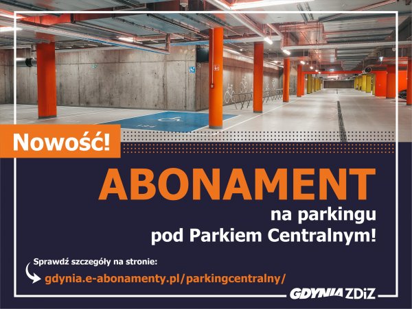 Abonamenty na parkingu pod Parkiem Centralnym już dostępne