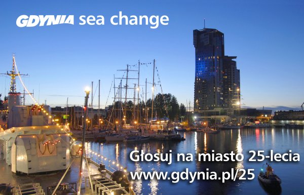 Gdynia walczy o tytuł „Miasto 25-lecia” - głosujmy :)