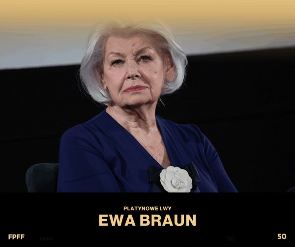 Ewa Braun z Platynowymi Lwami 50. Festiwalu Polskich Filmów Fabularnych
